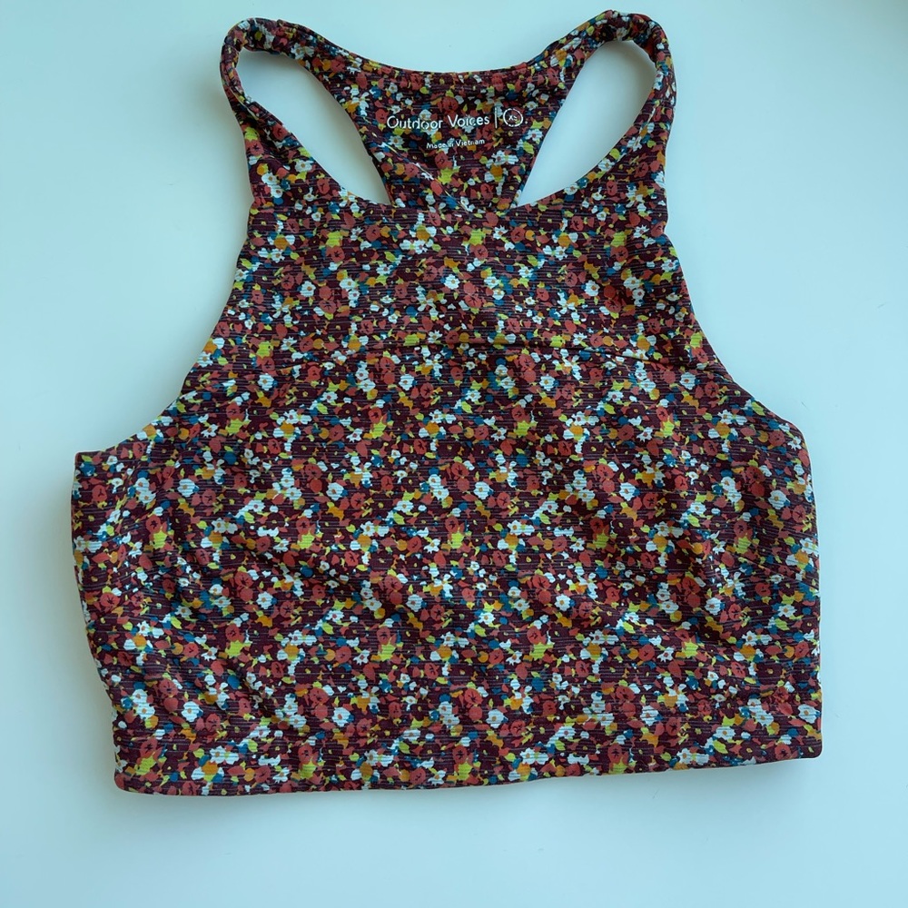 Outdoor Voices Floral Bra / Crop